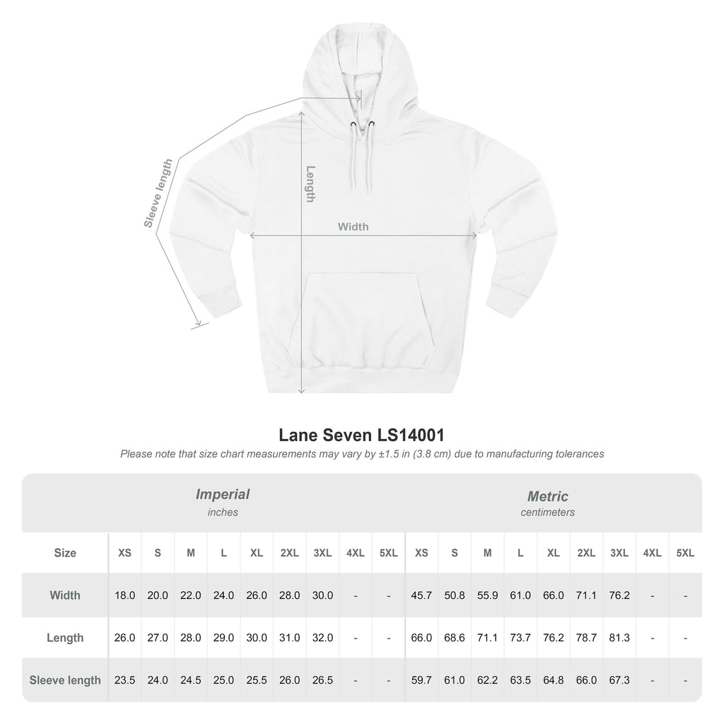 Sandrone & Pulonia Beige Blueprint Unisex Fleece Hoodie