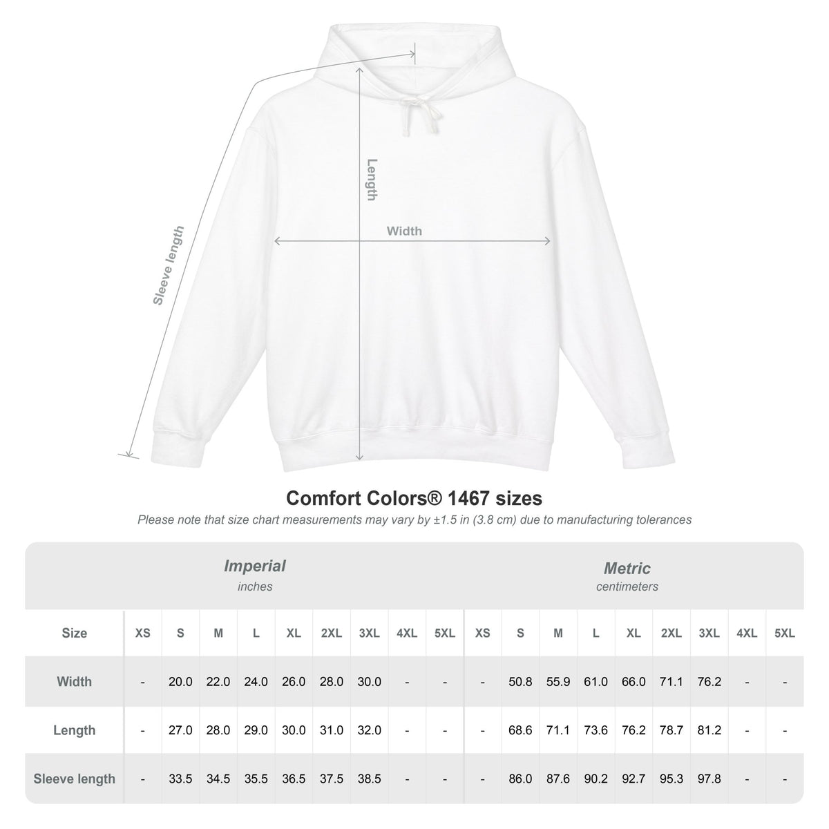 Columbina Unisex Lightweight Hooded Sweatshirt
