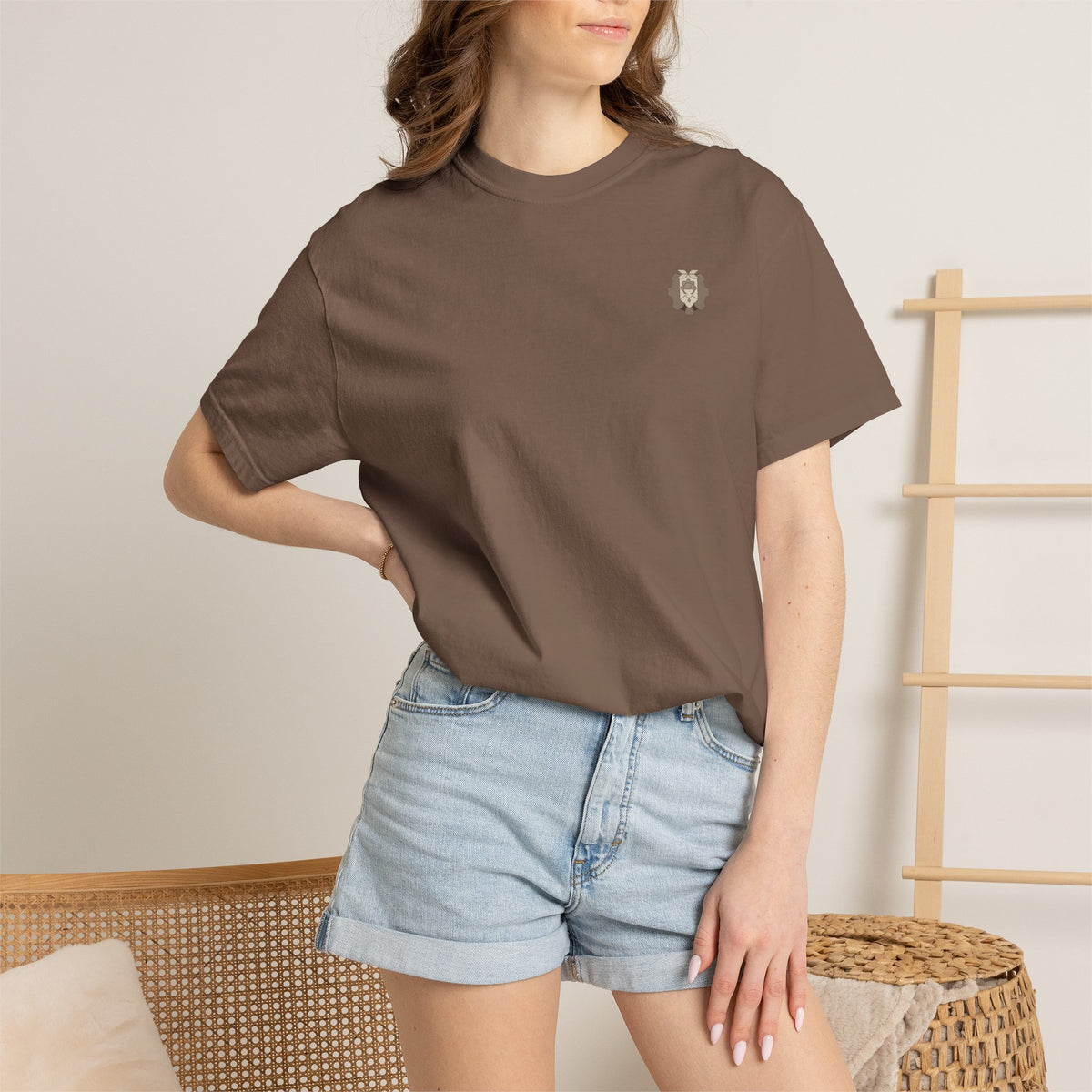 Sandrone & Pulonia Beige Blueprint Unisex T-shirt