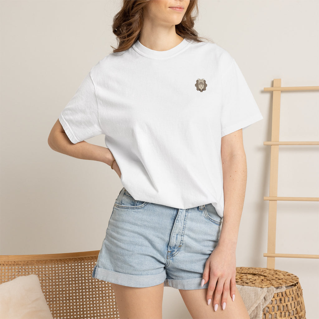 Sandrone & Pulonia Beige Blueprint Unisex T-shirt